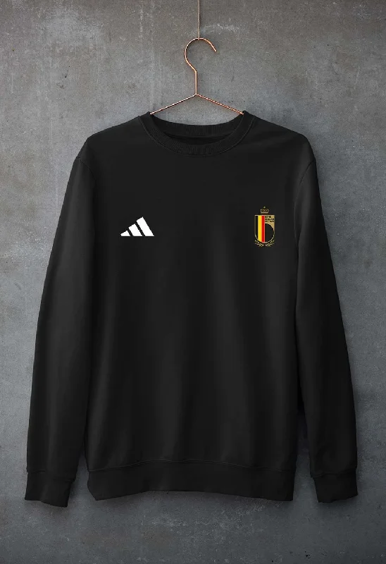 Belgium Football Unisex Sweatshirt for Men/Women Hoodie Crop Top Short Trendy