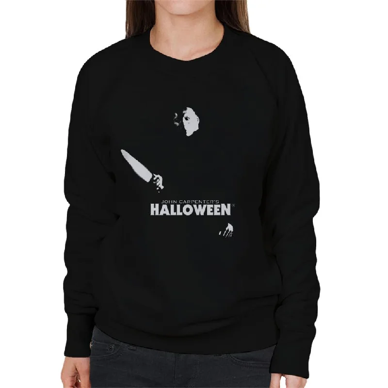 Halloween Michael Myers Silhouette In The Darkness Women's Sweatshirt Oversized Hoodie Comfort Casual