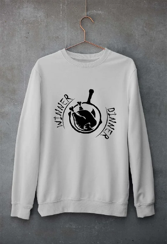 PUBG winner dinner Unisex Sweatshirt for Men/Women Hoodie with Logo Branding Identity PUBG winner dinner Unisex Sweatshirt for Men/Women Hoodie with Logo Branding Identity
