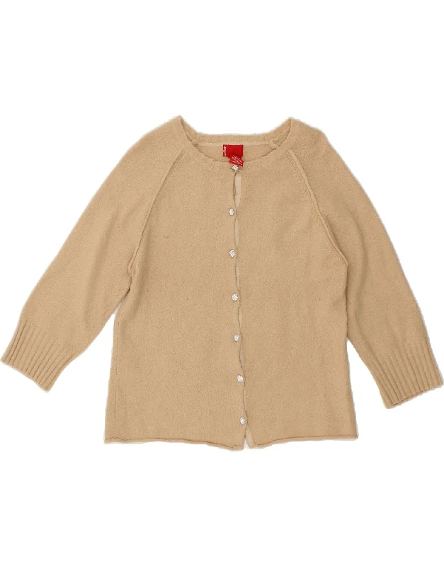 LEVI'S Girls Cardigan Sweater 11-12 Years XL Beige Acrylic Long Sweater Short Sweater Cropped Sweater LEVI'S Girls Cardigan Sweater 11-12 Years XL Beige Acrylic Long Sweater Short Sweater Cropped Sweater
