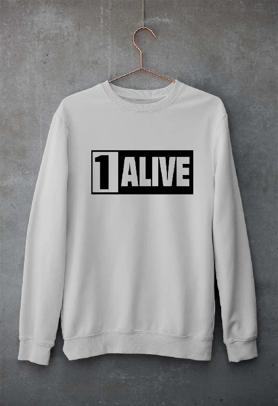 PUBG 1 Alive Unisex Sweatshirt for Men/Women Hoodie with Mesh Breathable Sporty