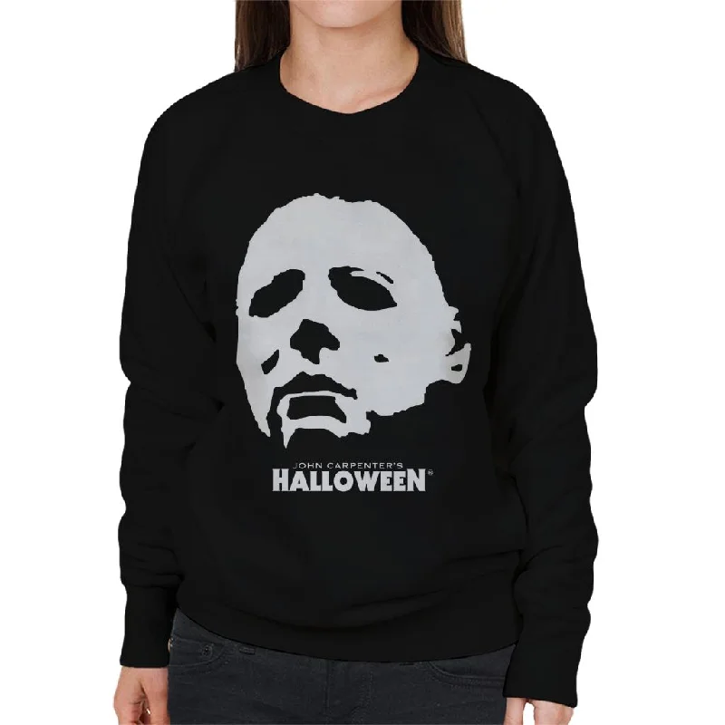 Halloween Michael Myers Silhouette Women's Sweatshirt Hoodie with Logo Branding Identity