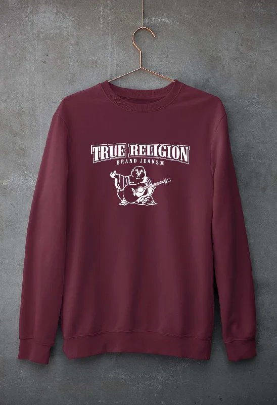 True Religion Unisex Sweatshirt for Men/Women Hoodie with Pocket Utility Practical