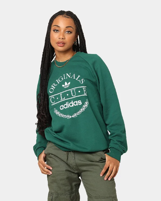 Adidas Club Sweater Collegiate Green Handmade Hand-knitted Hand-woven