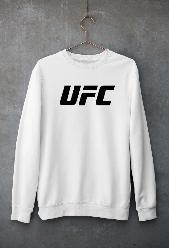 UFC Unisex Sweatshirt for Men/Women Hoodie with Raw Hem Edgy Unfinished