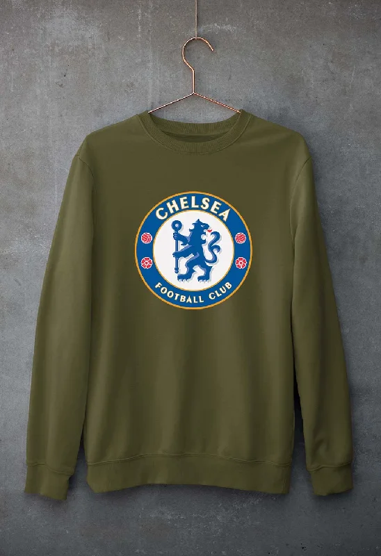 Chelsea Unisex Sweatshirt for Men/Women Hoodie with Hem Patch Decorative Personalized