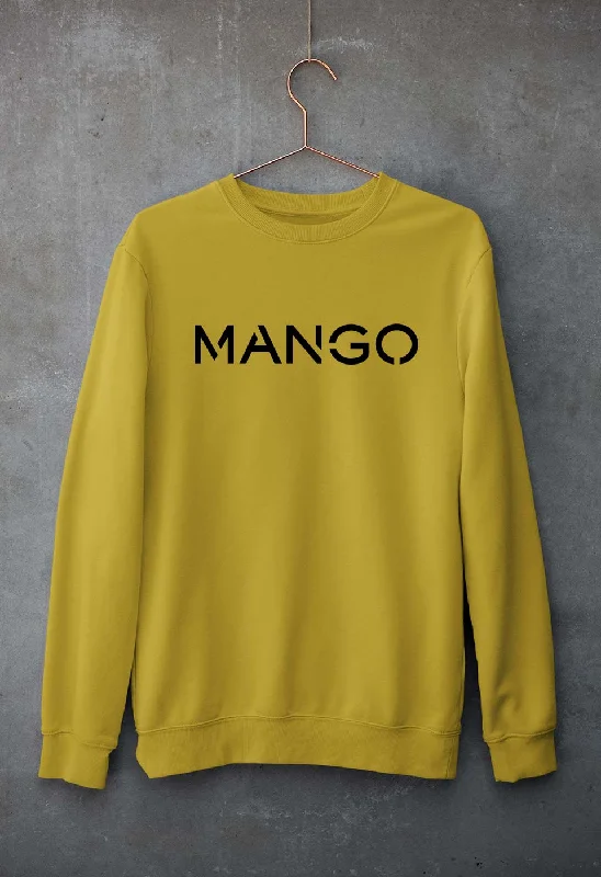 Mango Unisex Sweatshirt for Men/Women Hoodie Dress Longline Feminine