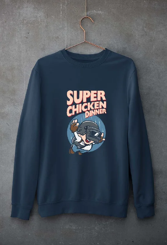 PUBG Super Chicken Dinner Unisex Sweatshirt for Men/Women Hoodie with Neon Bright Vibrant
