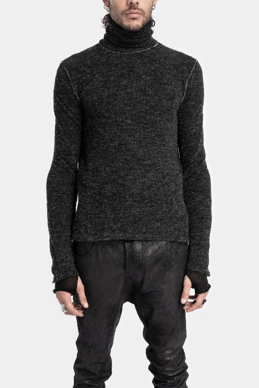 Turtleneck knit sweater Casual Formal Business