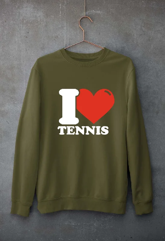 I Love Tennis Unisex Sweatshirt for Men/Women Hoodie with Illustration Artistic Creative I Love Tennis Unisex Sweatshirt for Men/Women Hoodie with Illustration Artistic Creative