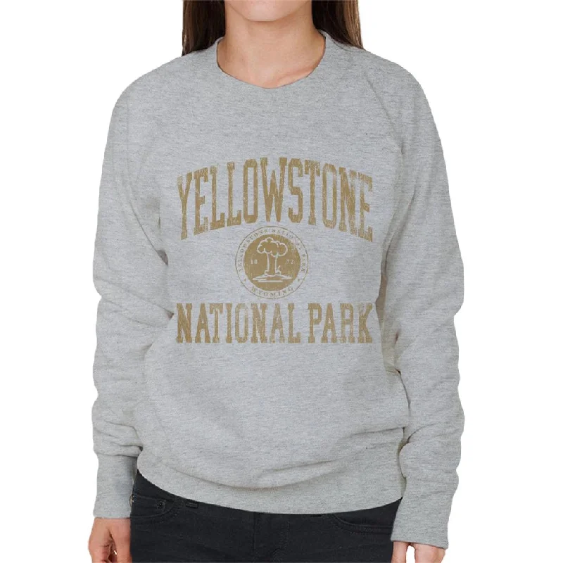 US National Parks Yellowstone Wyoming Women's Sweatshirt Hoodie with Full-Zip Functional Layering