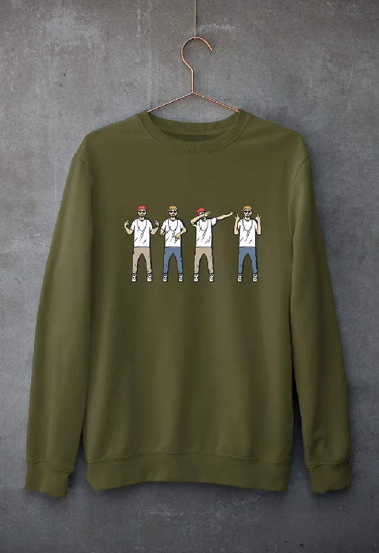 Hip Hop Style Unisex Sweatshirt for Men/Women Hoodie with Raglan Sleeves Sporty Comfortable Hip Hop Style Unisex Sweatshirt for Men/Women Hoodie with Raglan Sleeves Sporty Comfortable