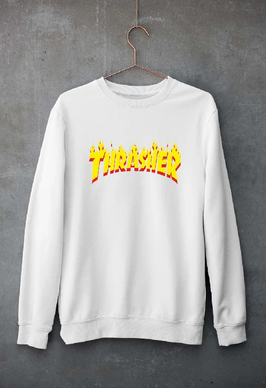 Thrasher Unisex Sweatshirt for Men/Women Hoodie with Drawcord Adjustable Secure