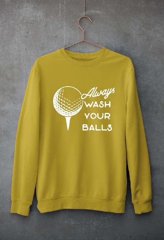 Golf Unisex Sweatshirt for Men/Women Hoodie with Crew Neck Simple Timeless