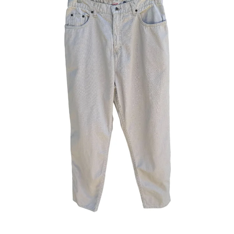 High Sierra Vintage Women's Relaxed Authentic Dungarees Beige Denim Jeans - 16 Comfortable Ankle Jeans High Sierra Vintage Women's Relaxed Authentic Dungarees Beige Denim Jeans - 16 Comfortable Ankle Jeans