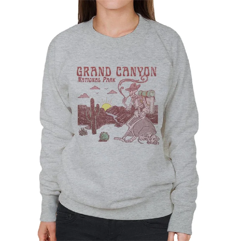 US National Parks Grand Canyon Sunrise Women's Sweatshirt Hoodie with Hem Elastic Stretchable Comfortable