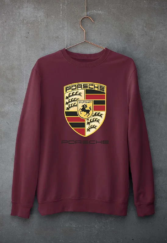 Porsche Logo Unisex Sweatshirt for Men/Women Hoodie with Lining Warm Insulated