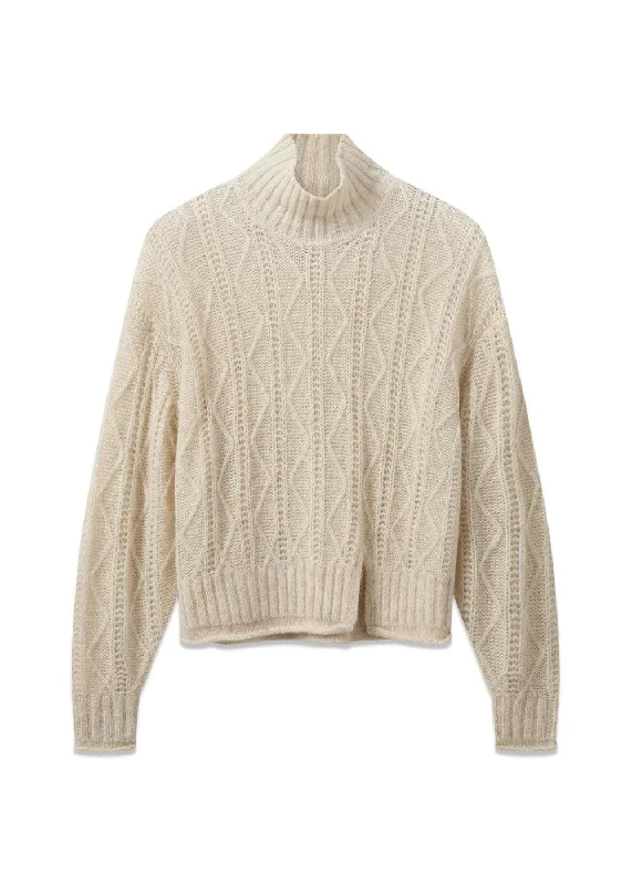 Verbier Cut Sweater - Raw Bright Pastel Dark