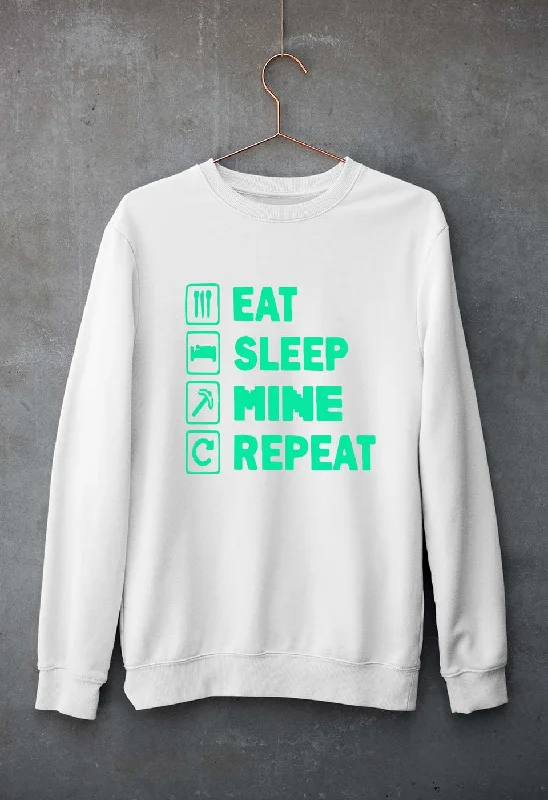 Minecraft Unisex Sweatshirt for Men/Women Hoodie with Longline Fit Extended Stylish