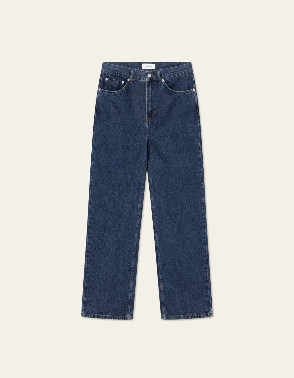 Roi Jeans Comfortable Straight-Legged Denim