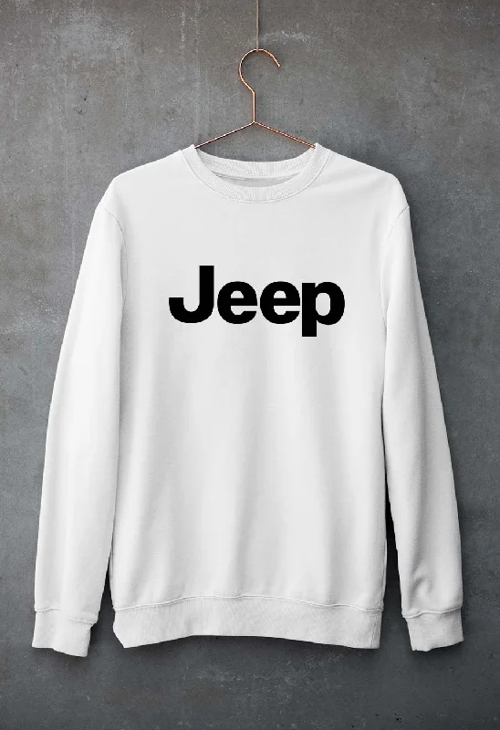Jeep Unisex Sweatshirt for Men/Women Hoodie with Belted Waist Structured Tailored