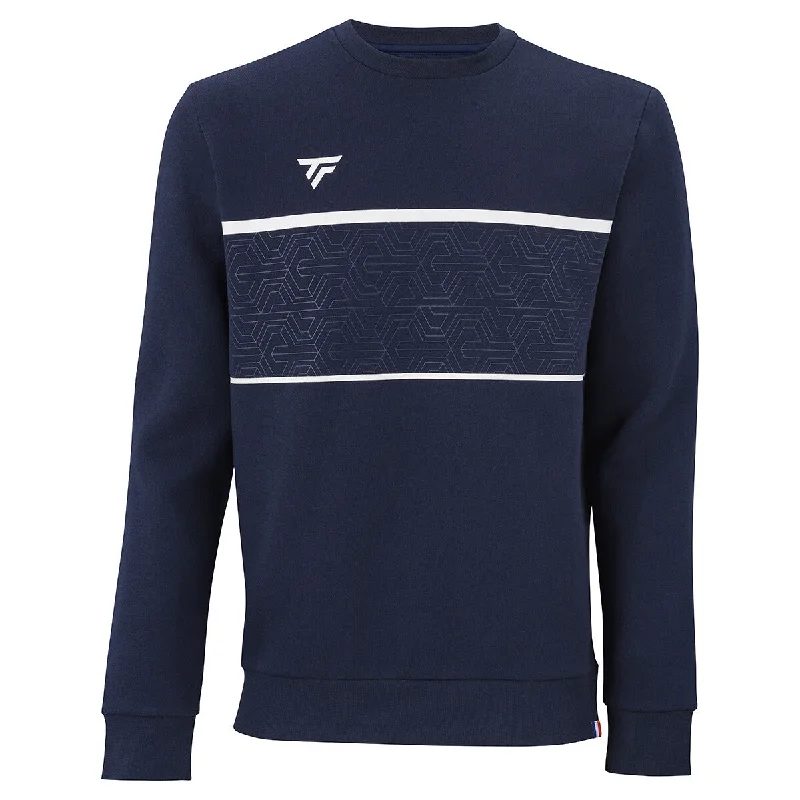 Tecnifibre Men's Team Sweater Marine Wool Fabric Cashmere Fabric Tweed Fabric