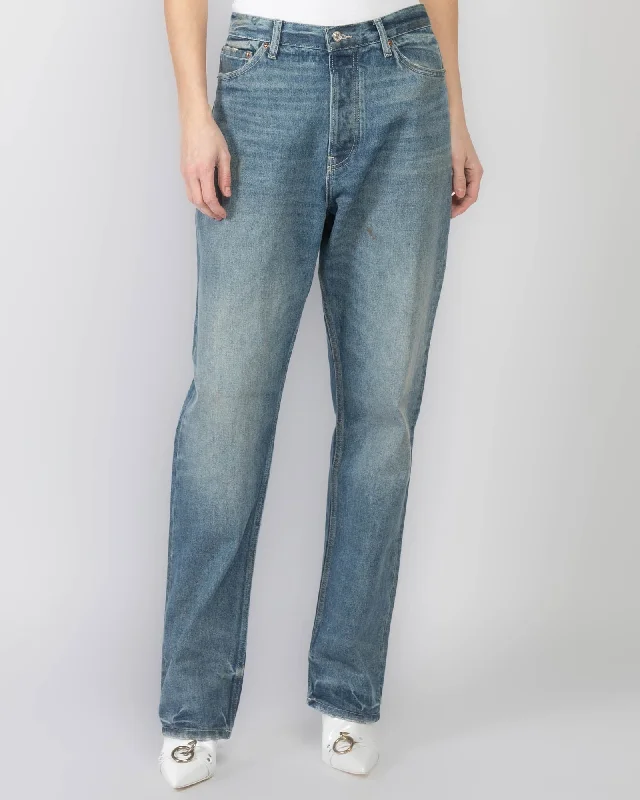 Tapered Jeans Trendy Bootcut High-Waisted Jeans