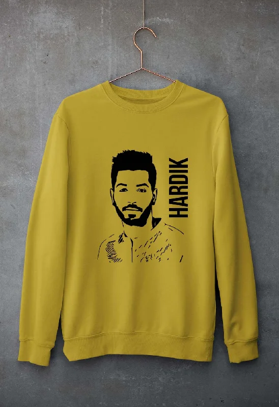 Hardik Pandya Unisex Sweatshirt for Men/Women Hoodie with Hem Patch Decorative Personalized Hardik Pandya Unisex Sweatshirt for Men/Women Hoodie with Hem Patch Decorative Personalized