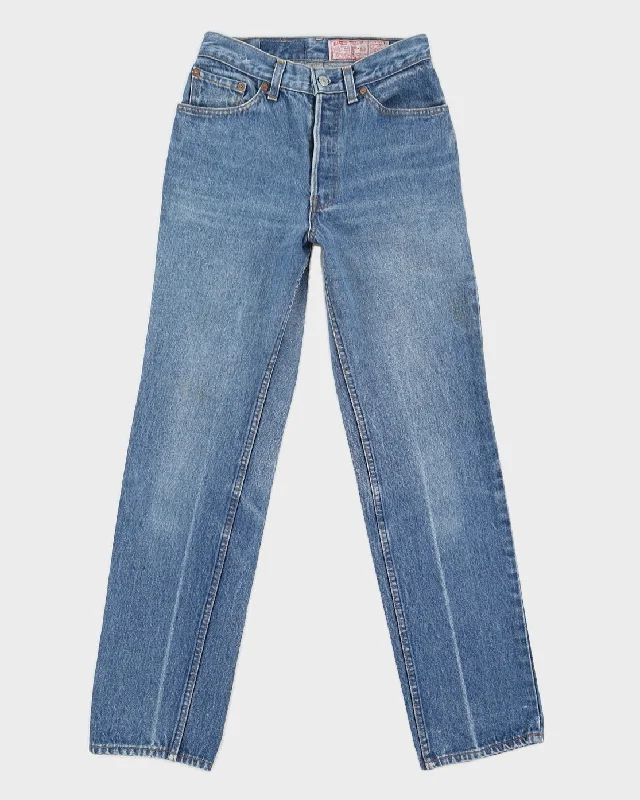 80s Rare Tag Levi Jeans - S Trendy Cut-Off Denim Shorts