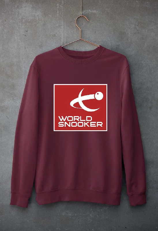 World Snooker (WST) Unisex Sweatshirt for Men/Women Hoodie with Magnetic Closure Innovative Modern