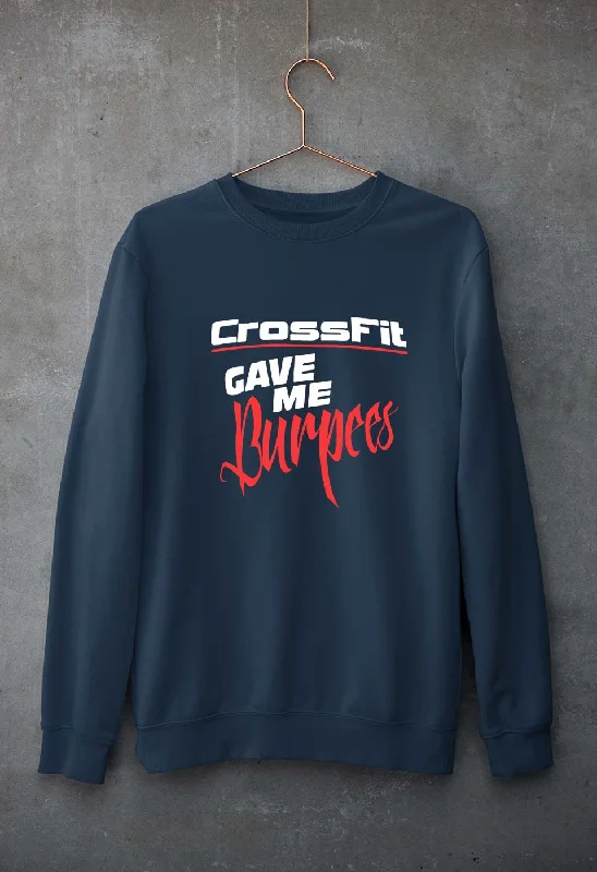 CrossFit Gym Burpees Unisex Sweatshirt for Men/Women Hoodie with Ribbed Cuffs Snug Fit Comfort CrossFit Gym Burpees Unisex Sweatshirt for Men/Women Hoodie with Ribbed Cuffs Snug Fit Comfort