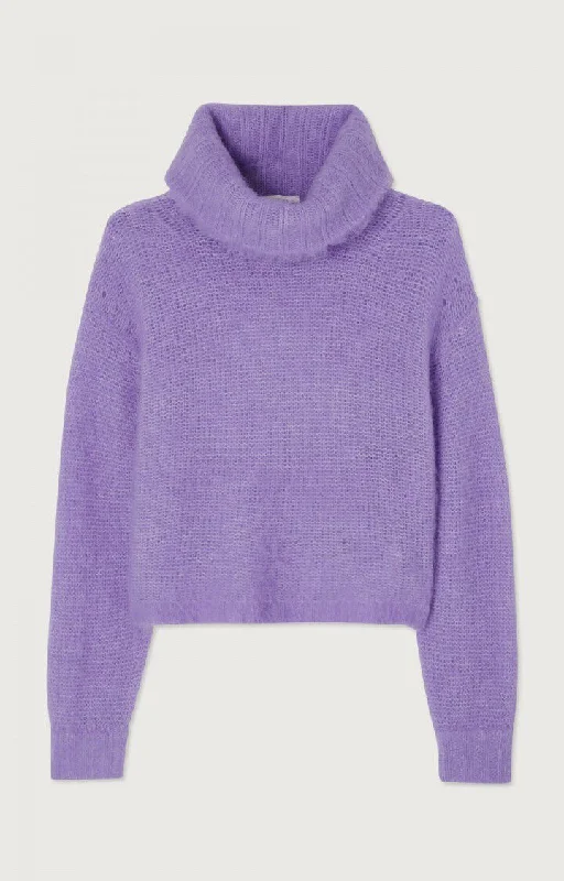 Tyji Jumper - Mauve Polka Dot Checkered Tartan