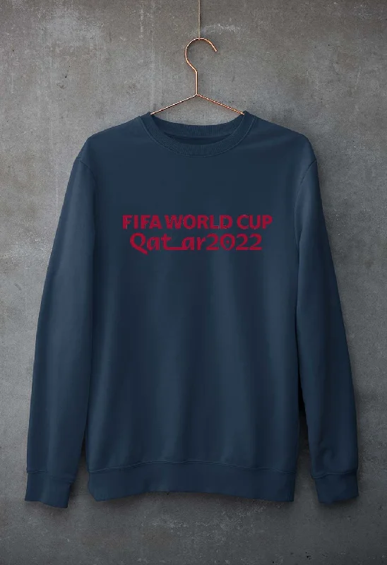 FIFA World Cup Qatar 2022 Unisex Sweatshirt for Men/Women Hoodie with Zipper Versatile Modern