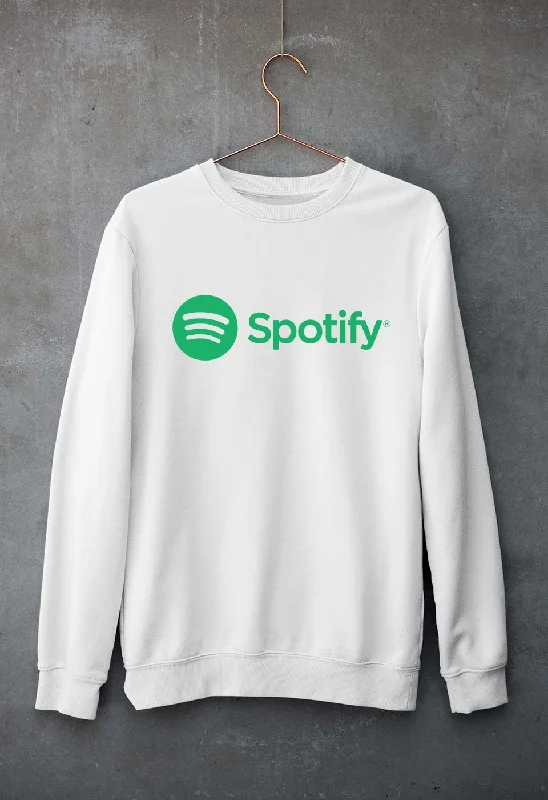 Spotify Unisex Sweatshirt for Men/Women Hoodie with Distressed Vintage Worn
