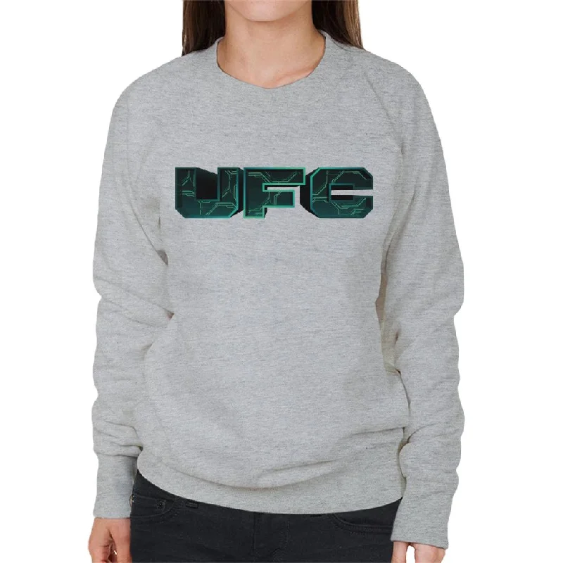 UFC Cyber Logo Women's Sweatshirt Hoodie with Reflective Safety Nightwear