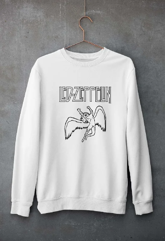 Led Zeppelin Unisex Sweatshirt for Men/Women Hoodie with Hem Patch Decorative Personalized