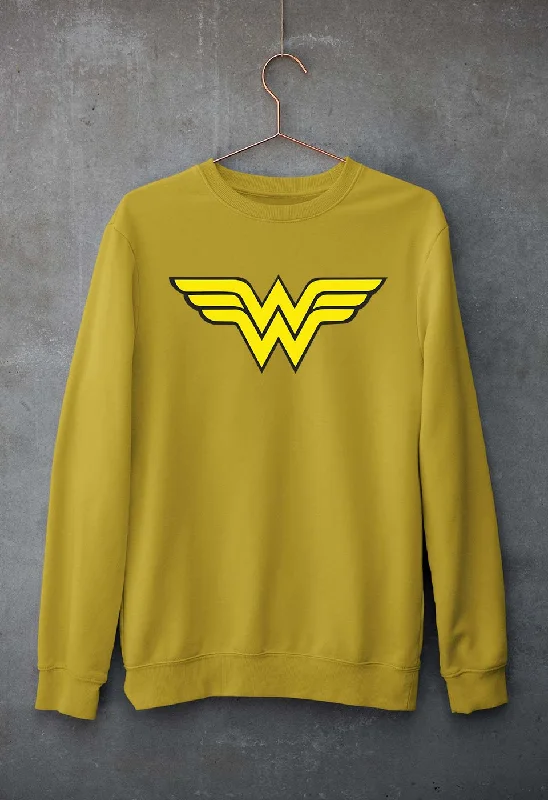 Wonder Woman Superhero Unisex Sweatshirt for Men/Women Hoodie with Oversized Fit Loose Comfortable