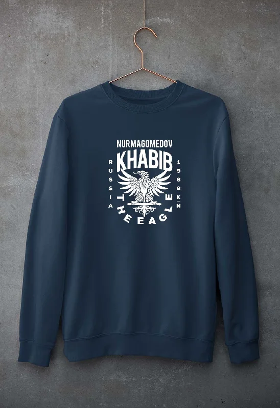 Khabib The Eagle Nurmagomedov Unisex Sweatshirt for Men/Women Hoodie with Button Placket Classic Preppy