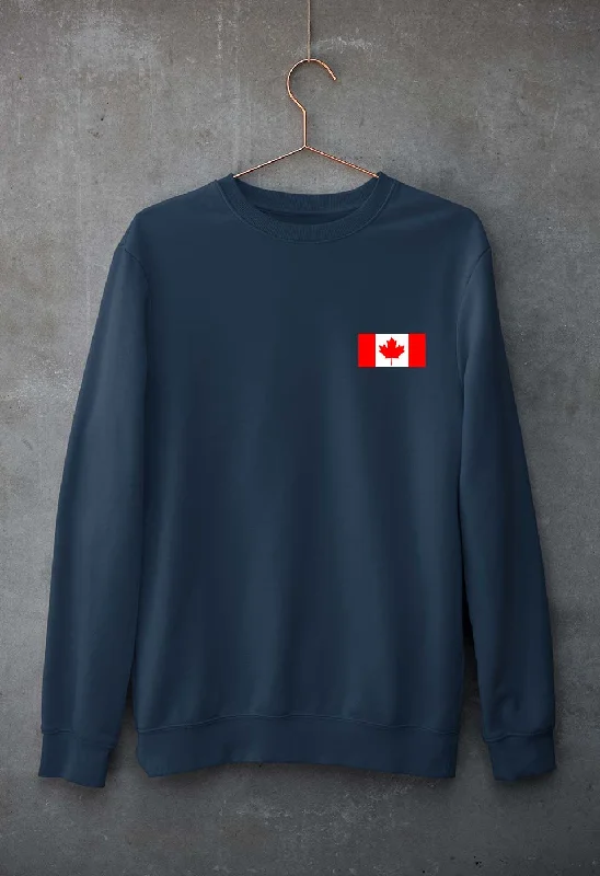 Canada Flag Unisex Sweatshirt for Men/Women Hoodie with Hem Embroidery Detailed Premium Canada Flag Unisex Sweatshirt for Men/Women Hoodie with Hem Embroidery Detailed Premium