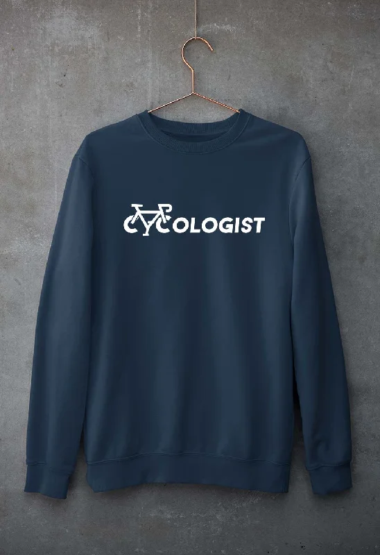 Cycologist Unisex Sweatshirt for Men/Women Hoodie with Raw Hem Edgy Unfinished