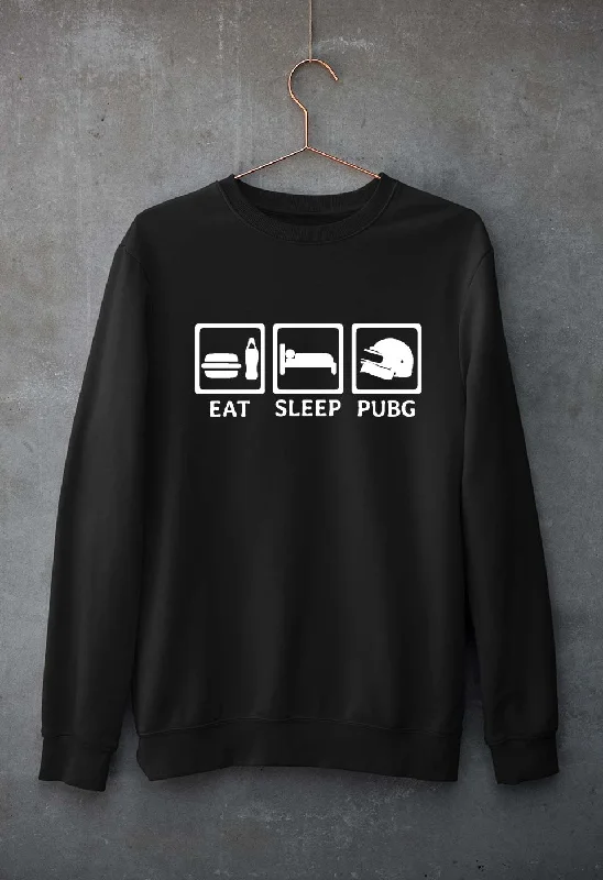 PUBG Eat Sleep Pubg Unisex Sweatshirt for Men/Women Hoodie with Drop Shoulder Relaxed Streetwear PUBG Eat Sleep Pubg Unisex Sweatshirt for Men/Women Hoodie with Drop Shoulder Relaxed Streetwear