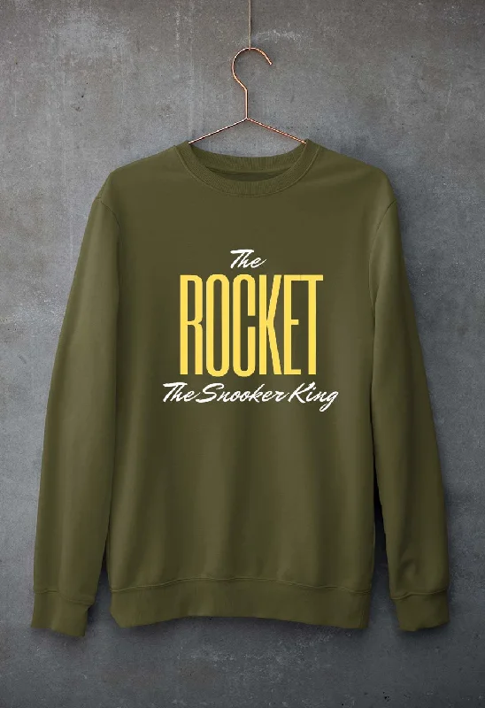 Rocket Snooker King Unisex Sweatshirt for Men/Women Hoodie with Ribbed Cuffs Snug Fit Comfort