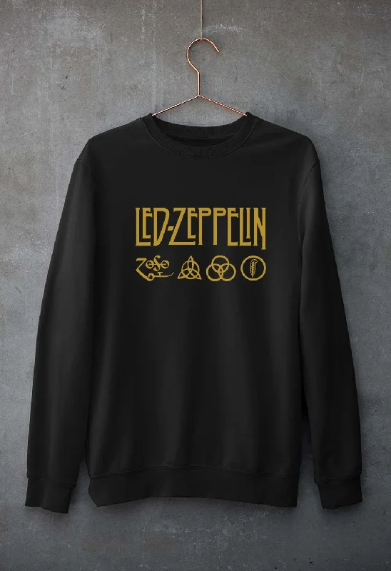 Led Zeppelin Unisex Sweatshirt for Men/Women Hoodie with Set-In Sleeves Structured Classic Led Zeppelin Unisex Sweatshirt for Men/Women Hoodie with Set-In Sleeves Structured Classic