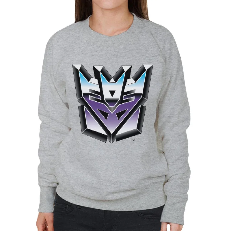 Transformers Decepticon Classic Logo Women's Sweatshirt Hoodie with Zipper Versatile Modern