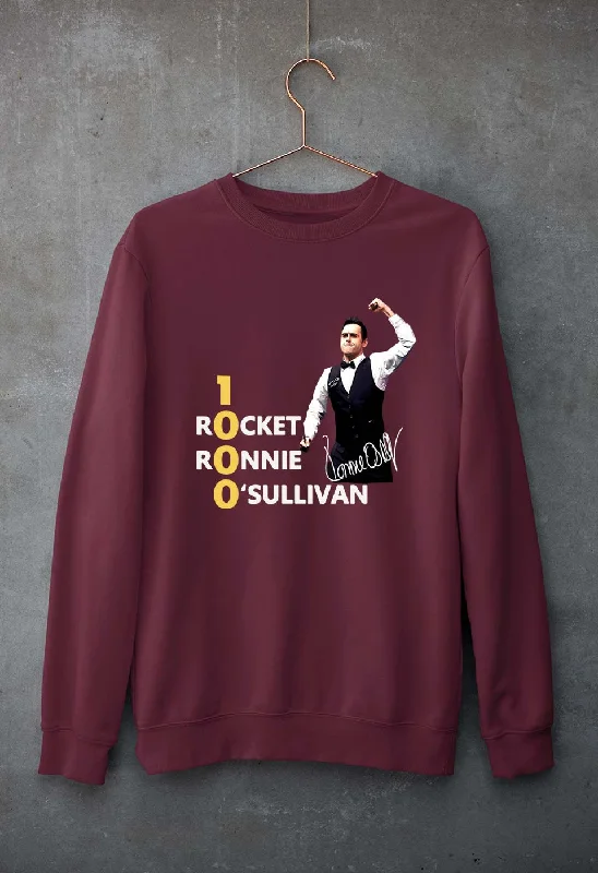 Ronnie O'Sullivan Snooker Unisex Sweatshirt for Men/Women Hoodie with Stripes Bold Sporty