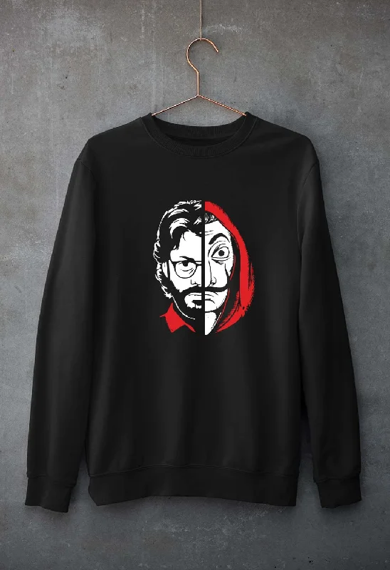 Money Heist The Professor Unisex Sweatshirt for Men/Women Hoodie with Crew Neck Simple Timeless