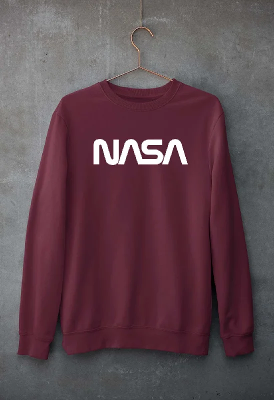 NASA Unisex Sweatshirt for Men/Women Hoodie with Turtle Neck Cozy Winter
