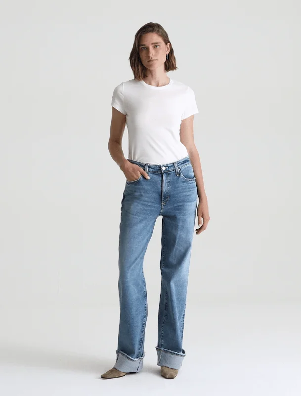 Kora High Rise Cuffed Jean Fashionable Jeggings Style Jeans