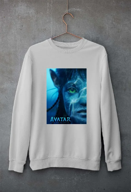 Avatar Unisex Sweatshirt for Men/Women Hoodie with Typography Text Message