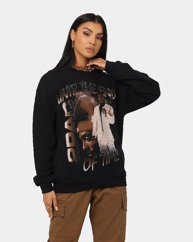 TUPAC Uteot Litho Vintage Sweater Black Slim Fit Regular Fit Oversized